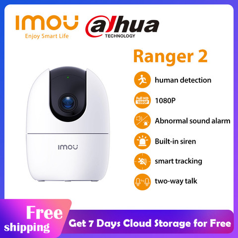 Dahua imou Ranger 2 1080P IP Camera 360 Rotate Human Detection Night Vision Baby Home Security Surveillance Wireless Wifi Camera ► Photo 1/6
