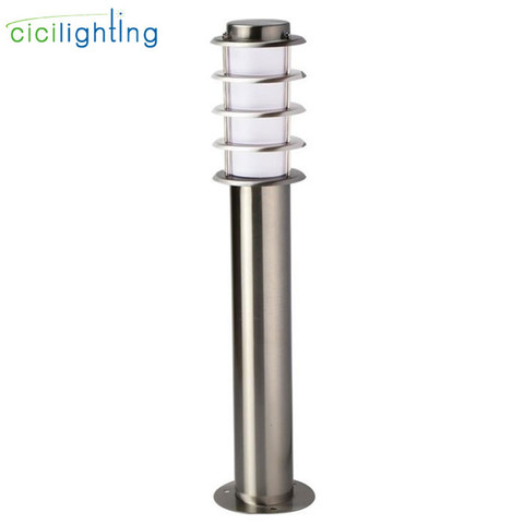 Outdoor E27 garden lawn Lights, Modern Stainless steel acrylic shade Lawn Lamps, LED Landscape light for Garden Yard AC85-265V ► Photo 1/6