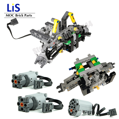 NEW Technic MOC Brick Parts Rear Suspension System of Off-Road Vehicle Bulk Part Compatible for Technic Boys Kids DIY Toys ► Photo 1/6