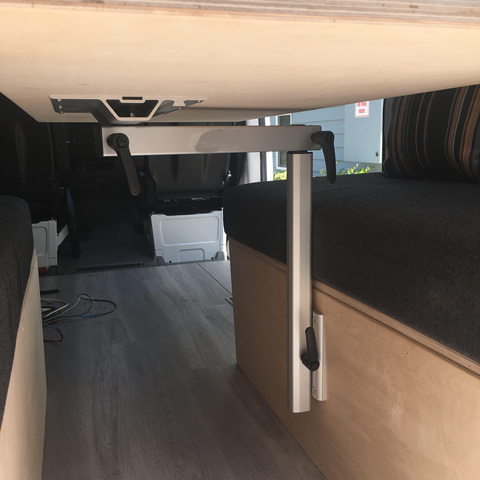 RV folding table leg and Height Adjustable Aluminum Alloy Motorhome Caravan Camper Table Leg ► Photo 1/6