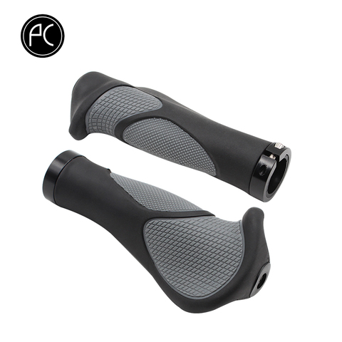 PCycling Ergonomic Bicycle Grips Handlebar TPR Rubber Casing Sheath Tone Non-slip MTB Cycling Hand Rest Shock Absorption Bar End ► Photo 1/6