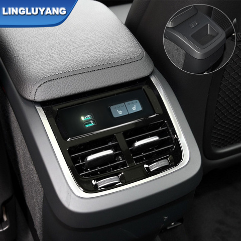 For Volvo xc60 xc90 s60 v60 v90 rear seat heating USB charging modified car accessories decoration (not ventilated) ► Photo 1/6