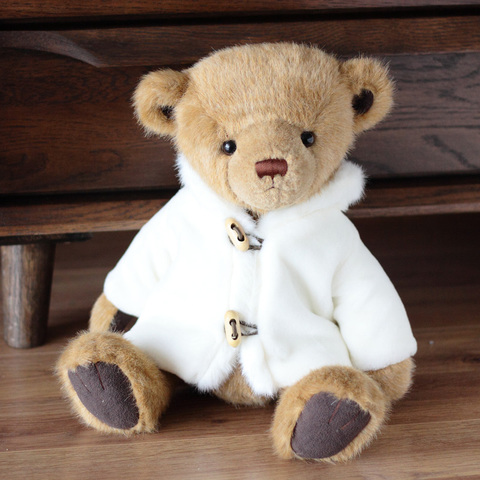 Plush teddy bear plush stuffed animals toys with coat plush joint teddy bear doll kids toys girl birthday gift cute home decor ► Photo 1/4