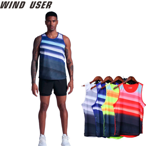 Running Vest  Sleeveless Shirt Summer Slim Tank  Men Sport Vest Top New Workout Training Gym vest ► Photo 1/4