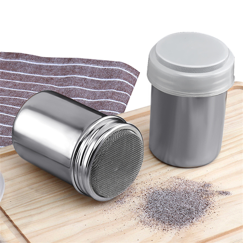 NICEYARD Stainless Steel Seasoning Box Spice Bottle Jars Container 200ML With Mesh Duster Salt Pepper Cumin Powder Box ► Photo 1/6