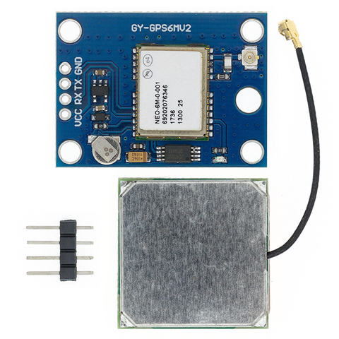 6MV2 GY-NEO6MV2 new GPS module with Flight Control EEPROM MWC APM2.5 large antenna ► Photo 1/4