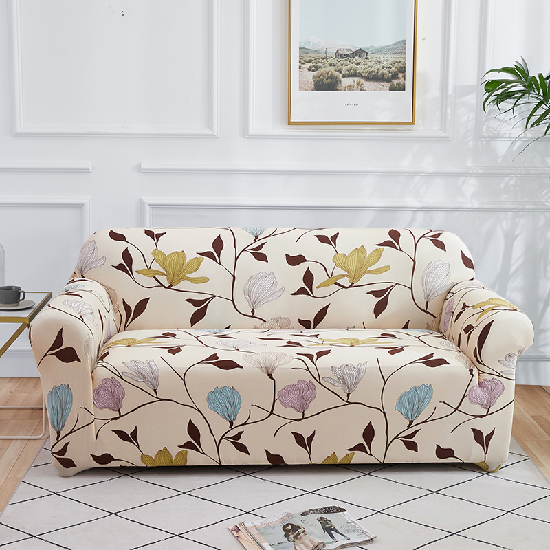 Floral Slipcover Sofa Covers Spandex Stretch Couch Cover Furniture Protector 