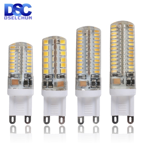 G9 LED 3W 4W 5W 6W 220V-240V LED G9 Lamp Led bulb SMD 2835 3014 LED G9 light Replace 30W/60W halogen lamp light Cold/Warm white ► Photo 1/6