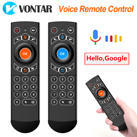 G21 Pro Gyroscope Voice Remote Control 2.4G Wireless Keyboard Air Mouse with IR Learning Microphone for Android TV Box X3 Pro ► Photo 1/6