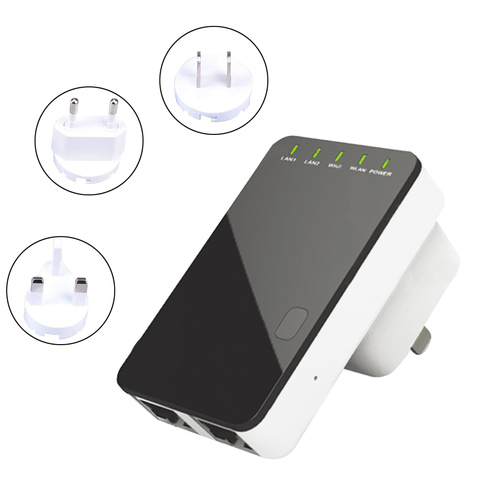 VONETS WR02 Mini 300Mbps WiFi Wireless Network Router Signal Amplifier Booster Wi Fi Repeater Range Extender Amplificador ► Photo 1/6
