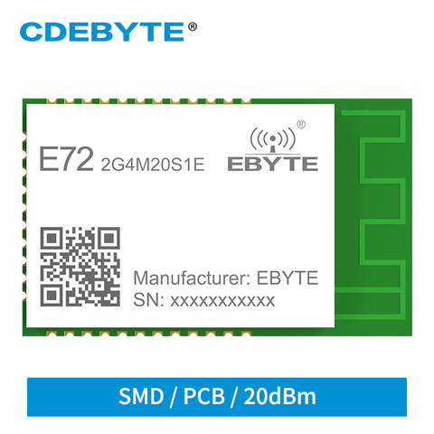 CC2652P Wireless Module ZigBee Bluetooth Module 2.4Ghz 20dBm SoC Ebyte E72-2G4M20S1E Transceiver and Receiver PCB/IPX Antenna ► Photo 1/6