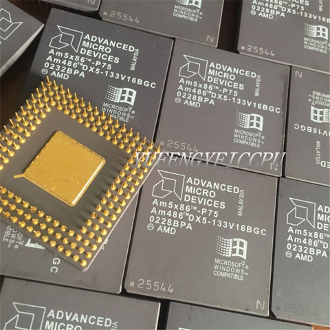 AM486TMDX5-133V16BGC Antique cpu collection testimony of history antique computer accessories ► Photo 1/1