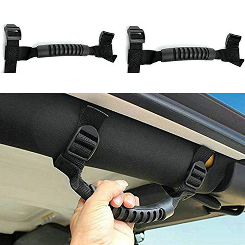 Car Grab Handle For Jeep Wrangler YJ TJ JK JL JKU 1987-2022 Grip Bar Pulling Tab Auto Interior Safety Handrail Accessories ► Photo 1/6