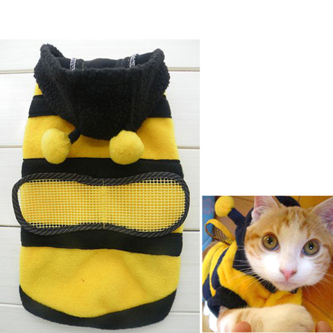 Cat Dog Clothing Cute Bumble Bee Dress Up Costume Apparel Coat Clothes Pet Supplies Best Price ► Photo 1/6