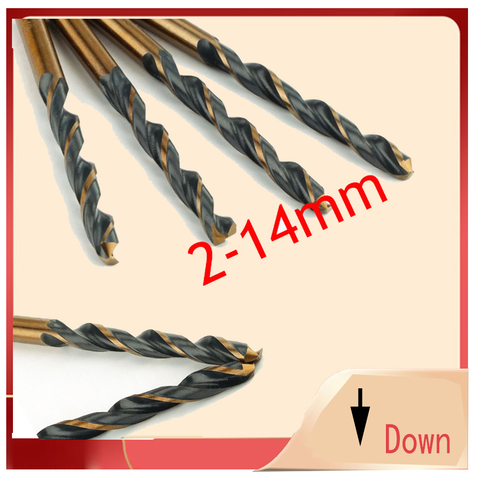 Wholesales 1pc Twist Drill Bit HSS Drill Set 2.0-14.5mm, for Drilling on Cast Iron & Stainless Steel ► Photo 1/6