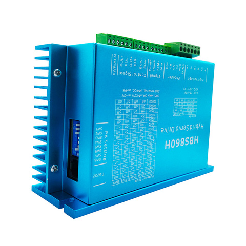 HBS86H closed loop servo motor driver HBS860H hybrid step servo drive with RS232 port ► Photo 1/6