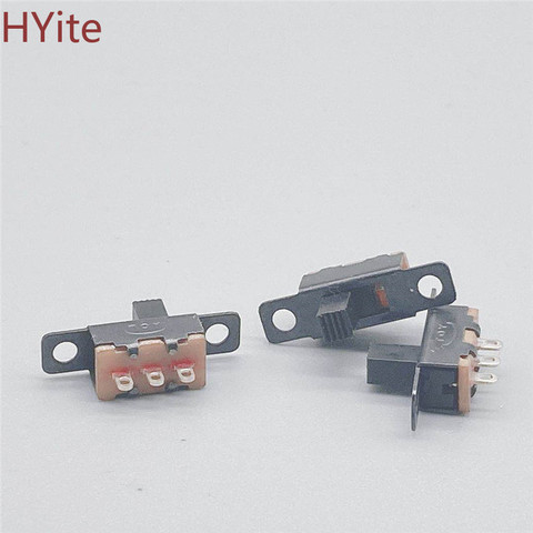 Hot 20pcs 5V 0.3A Mini Size Black SPDT Slide Switch for Small DIY Power SS-12F15 ► Photo 1/5