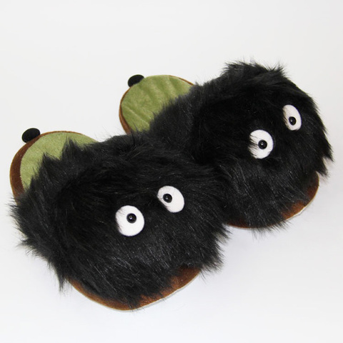 28cm New Cartoon My Neighbor Totoro Fairydust Plush Slipper Winter Indoor Slippers For Adult Free Shipping ► Photo 1/5