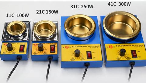 100W 150W 250W 300W Lead-free Solder Pot Soldering Desoldering Bath Titanium Plate 36mm 50mm 80mm 100mm200-480 Degree 220V ► Photo 1/6