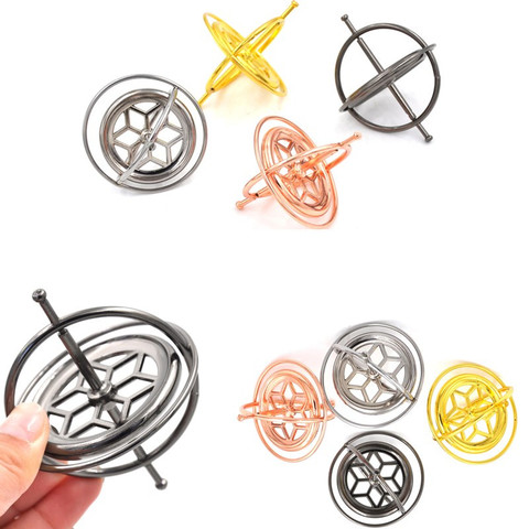 metal gyroscope gyro classic traditional educational toys creative teaching props magic for children Spinning top 1Set ► Photo 1/6