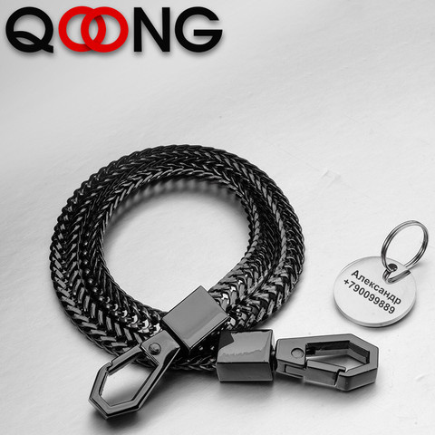 41cm Rock Punk Long Metal Wallet Belt Chain Trousers Hipster Pant Jean Keychain Key Rings Clip Keyring HipHop Jewelry Y75 ► Photo 1/6