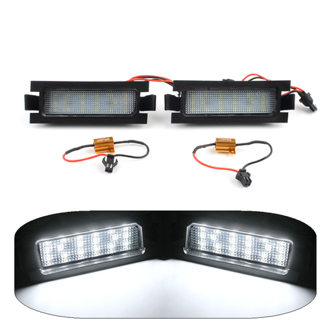 Pair No Error 18 LED Number License Plate Lights Lamps For Hyundai I30 CW GD 5D Hatchback Wagon Accent Elantra GT Kia Pro Ceed 2 ► Photo 1/6