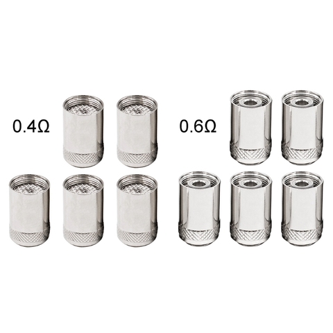 5Pcs/Set Replacement Coil Heads For CUBIS / eGO AIO BF SS316 0.5/0.6 Ohm ► Photo 1/6