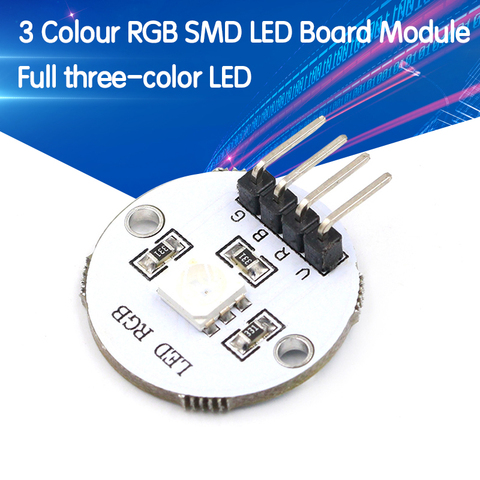 3 Colour RGB SMD LED Board Module 5050 Full Three Color LED for arduino DIY Starter Kit. ► Photo 1/6