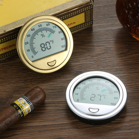 GALINER Mini Cigar Hygrometer Portable Accurate Humidor Accessories Accurate Cigar Tool Humidity Tester Hygrometer For Humidor ► Photo 1/6