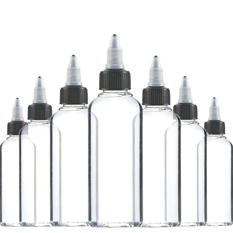 30Pcs 30ml 50ml 60ml 100ml 120ml Unicorn Bottle Twist Cap PET Plastic E Liquid Bottle With Twist Off Caps Dropper Bottles ► Photo 1/6