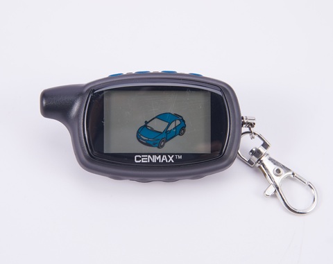 CENMAX ST-7A Russian LCD Remote for CENMAX ST7A 7A LCD Keychain Car Remote Control 2-Way Car Alarm ► Photo 1/6