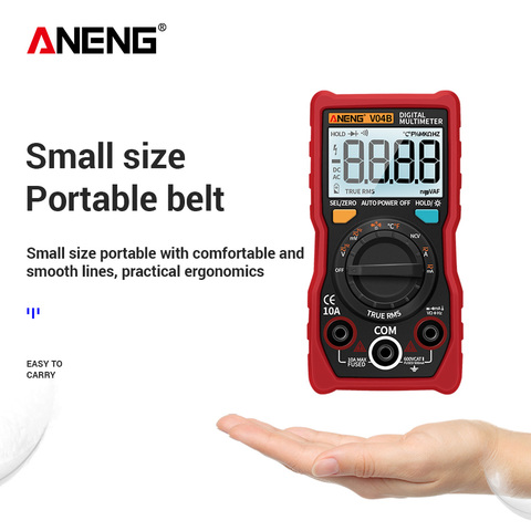 ANENG V04B true rms digital multimeter tester esrmeter multimeter auto power off peak automatic multimetro meter ► Photo 1/6