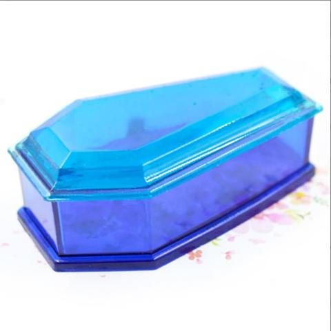 Coffin box Silicone Mold for Resin Maker DIY Halloween Coffin Shape Crystal Silicone Epoxy Holder Craft Tool Jewelry Decor Mold ► Photo 1/6