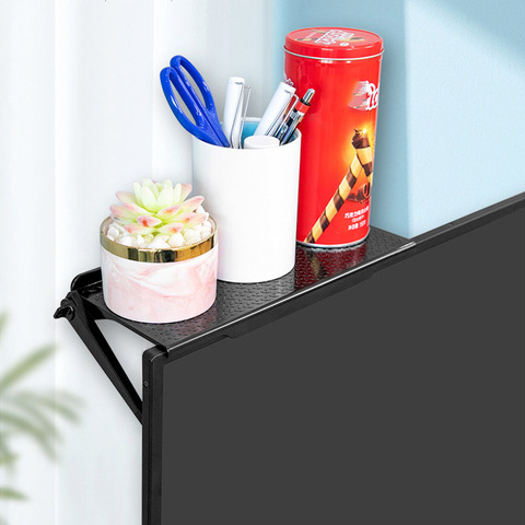 Adjustable TV Screen Top Storage Shelf Rack Holder Computer Monitor Desktop Stand TV Rack Display Shelf Storage Rack ► Photo 1/6