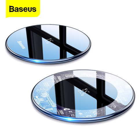 Baseus 15W Qi Wireless Charger For iPhone 11 Pro Xs Max X 8 Plus Induction Fast Wireless Charging Pad For Samsung S20 Huawei P40 ► Photo 1/6