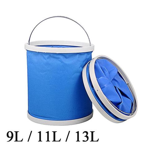 Portable Folding Bucket Collapsible Multifunctional Folding Outdoor Bucket Basin for Camping Hiking Travelling Fishing Washing ► Photo 1/6