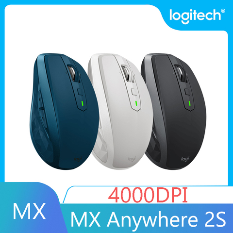 Logitech MX Anywhere 2S 2.4GHz Wireless Mouse 4000DPI Rechargeable Bluetooth Gaming Mice Dual Connection Mouse Multi-Device Top ► Photo 1/6
