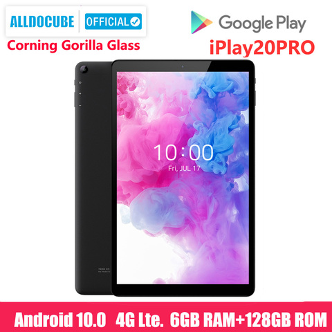 ALLDOCUBE New iPlay20 Pro 10.1 inch Android 10 Tablet 6GB RAM 128GB ROM SC9863A Tablets PC 1920*1200IPS 6000mAh TYPE-C ► Photo 1/6