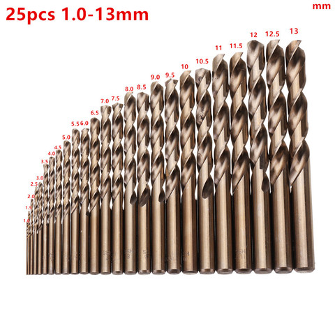 High Quatity HSS-Co M35 Cobalt Straight Shank Twist Drill Bit Power Tools Accessories for Metal Stainless Steel Drilling ► Photo 1/6