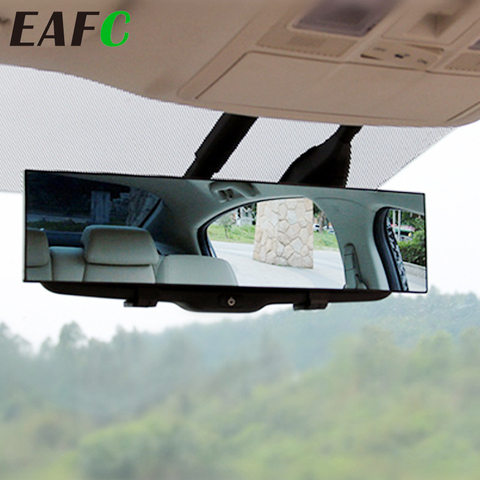 1pcs Universal HD Car Rear View Mirror Wide-angle Rearview Mirror Plane Wide Interior Clip-on Rear Mirrors Panoramic ► Photo 1/6