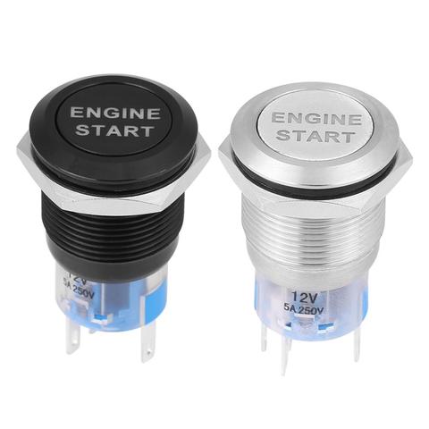 Car Engine Start Push Button Switch Ignition Starter Start Button Switch Replacement Enginee Start 12V Waterproof ► Photo 1/6