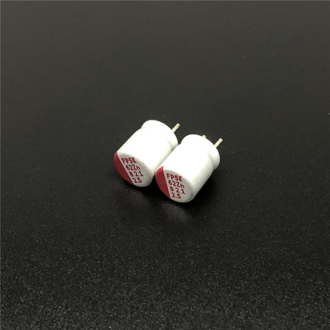 10pcs/100pcs 820uF 2.5V FP 6.3x8mm Low ESR Top Grade 2.5V820uF VGA/Motherboard Solid Capacitor ► Photo 1/2