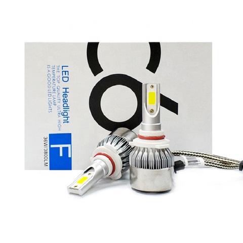 Auto Kit LED H7 6500K 8000LM H1 H4 H3 H8 H9 H11 9005 9006 H13 Led Bulbs 12V 36W C6 Car LED Headlight Bulb Bright Lamp Light ► Photo 1/6