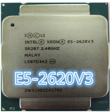 intel E5 2620 V3  LGA 2011-3  6 core SR207 2.4GHz 85W E5-2620V3 2620V3 ► Photo 1/1