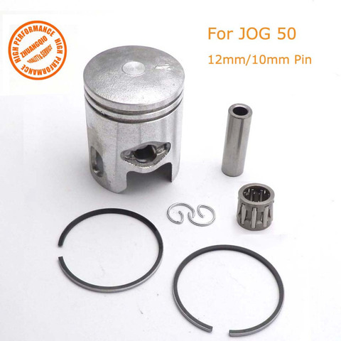 50cc Piston Ring Set 40mm w/10mm 12mm Pin With Wrist Pin Needle Bearing for Jog Minarelli Scooter Moped ► Photo 1/6