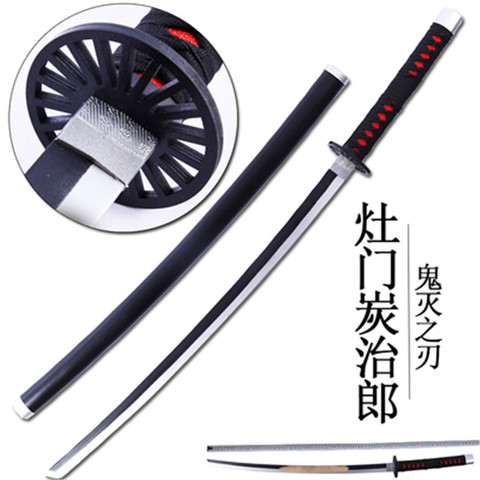 Kimetsu no Yaiba Sword Weapon Demon Slayer Satoman Tanjiro  Cosplay Sword 1:1 Anime Ninja Knife PU 104cm Weapon Prop ► Photo 1/6