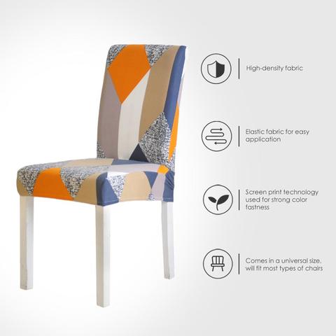 Spandex Chair Cover Stretch Elastic Dining Seat Cover for Banquet Wedding Restaurant Hotel Anti-dirty Removable housse de chaise ► Photo 1/6