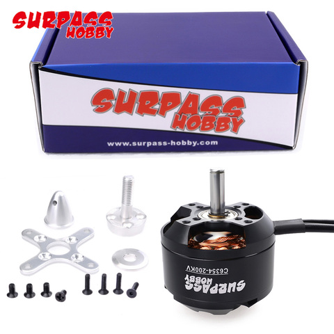 RC Motor,C6354 6354 200KV/250KV Outrunner Brushless Motor for Airpalne Aircraft Multicopters RC Plane Helicopter ► Photo 1/6