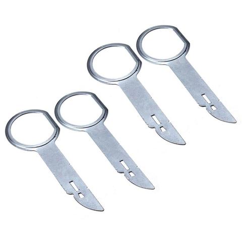 4Pcs Car Radio Removal Key Pin Tool Stereo Head Unit Audio Car Repair Special Disassembly Extraction  Tool Car Styling ► Photo 1/6