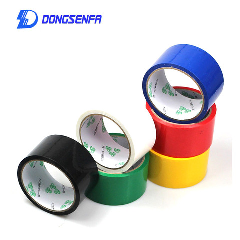 DONGSENFA 1 Roll 40M Sealing Color Tape Packaging Adhesive Tape  Packing Label Clear Carton Box Sealing Packaging Tape ► Photo 1/6